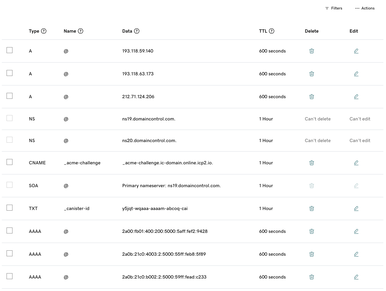 DNS Configuration for `ic-domain.online` on GoDaddy