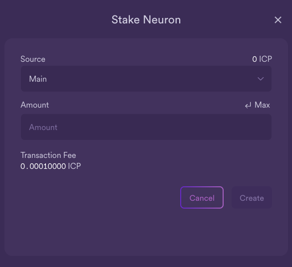 Neuron staking